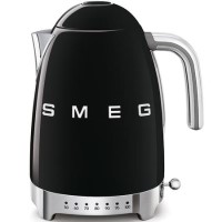 Smeg KLF04BLUK Retro Style Variable Temperature Kettle - Black
