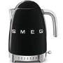 Smeg KLF04BLUK Retro Style Variable Temperature Kettle - Black