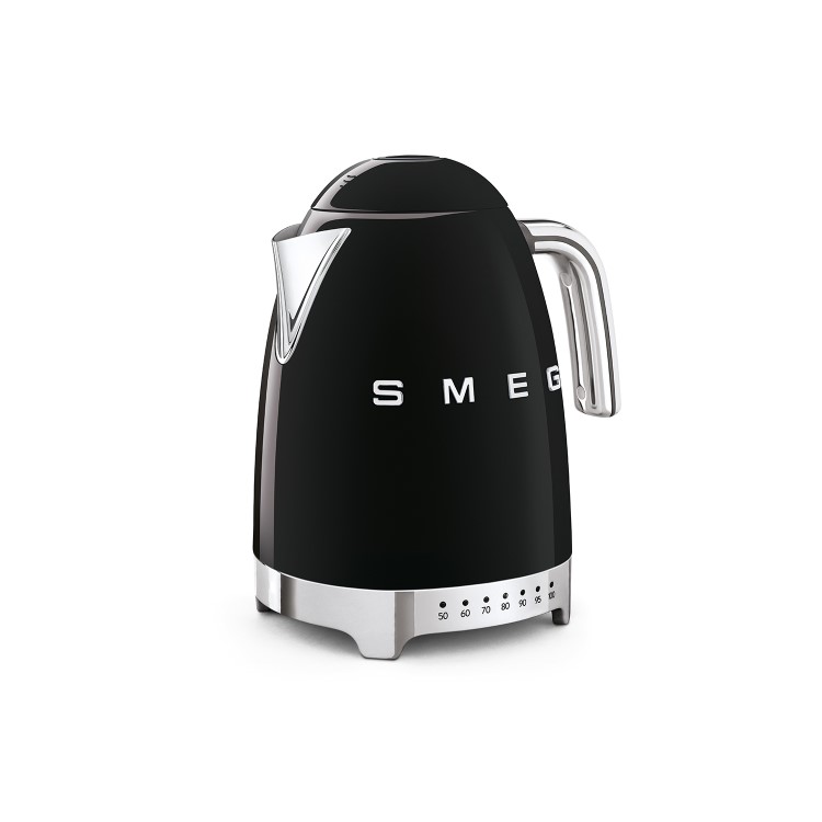 Smeg KLF04BLUK Retro Style Variable Temperature Kettle - Black