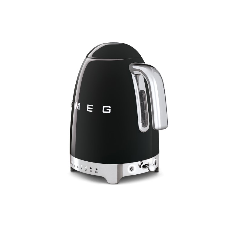 Smeg KLF04BLUK Retro Style Variable Temperature Kettle - Black