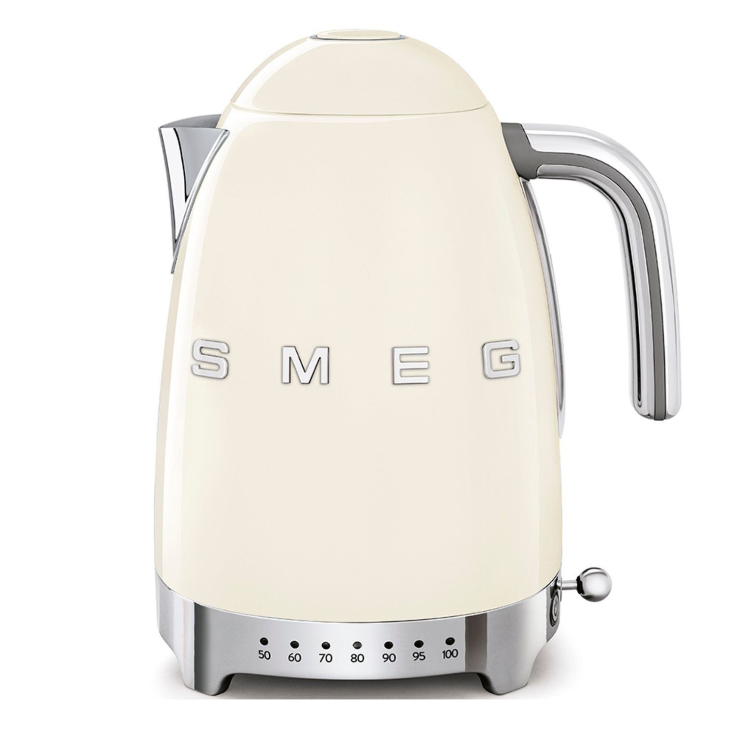 Smeg 50S Retro Variable Temperature Kettle 1.7L Cream KLF04CRUK