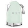 Smeg KLF04PGUK Retro Style Variable Temperature Kettle - Pastel Green