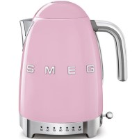 Smeg KLF04PKUK Retro Style Variable Temperature Kettle - Pink