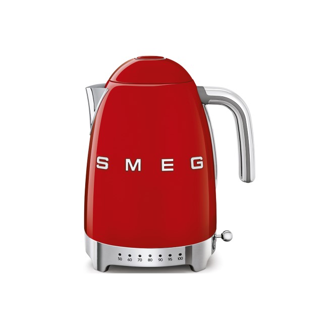 Smeg KLF04RDUK Retro Style Variable Temperature Kettle - Red