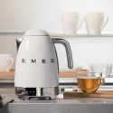 KLF04WHUK Smeg Retro 50's Style Variable Temperature Kettle - White - KLF04WHUK