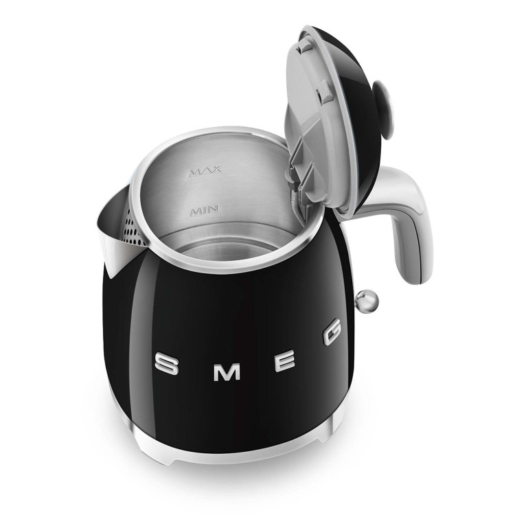 Smeg 50s Style 0.8L Mini Electric Kettle - Black - KLF05BLUK
