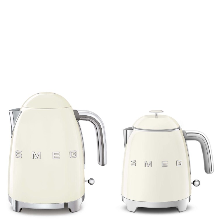 Smeg 50s Style 0.8L Mini Electric Kettle - Cream - KLF05CRUK