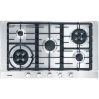 Refurbished Miele KM2054 90cm 5 Burner Gas Hob with Wok Burner Stainless Steel