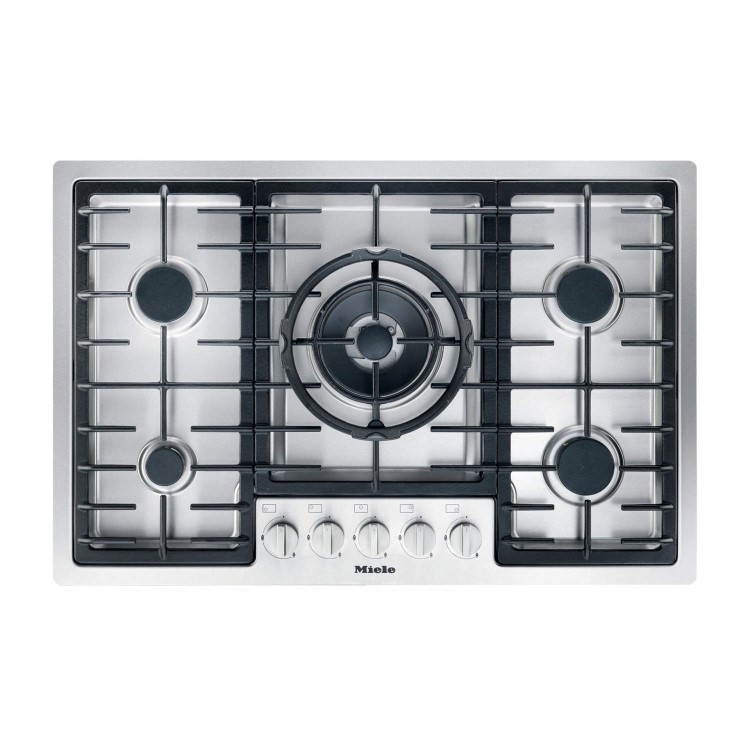 Miele KM2335 KM 2335 77cm Wide Flush Fit 5 Burner Gas Hob - Stainless Steel