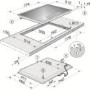 Miele KM2335 KM 2335 77cm Wide Flush Fit 5 Burner Gas Hob - Stainless Steel