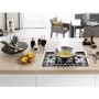 Miele KM2335 KM 2335 77cm Wide Flush Fit 5 Burner Gas Hob - Stainless Steel