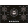 Miele 81cm Gas on Glass 5 Burner Hob - Black