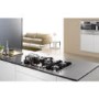 Miele 81cm Black Glass 5 Burner Gas Hob - Black