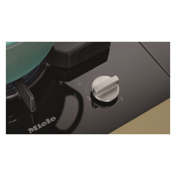 Miele 95cm Gas on Glass 5 Burner Hob - Black