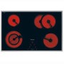 Miele KM5617 76cm Four Zone Touch Control Ceramic Hob with Stainless Steel Frame