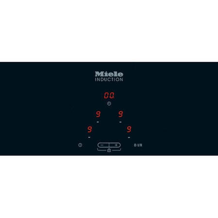 Miele KM6115 57cm 4 Zone Induction Hob with Stainless Steel Trim