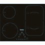 GRADE A1 - Miele KM6323 62cm Wide 4 Zone Induction Hob With PowerFlex Zones Stainless Steel Trim
