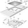 Miele KM6328 62.6cm Wide 4 Zone Induction Hob With 4 PowerFlex Zones Stainless Steel Frame