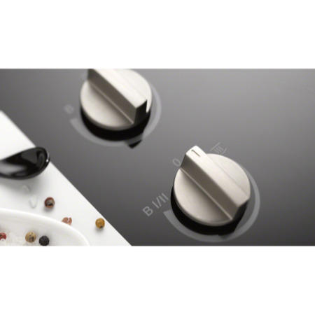 Miele KM6363 81cm Wide 4 Zone Induction Hob With PowerFlex & WaterBoost Zone Stainless Steel Trim