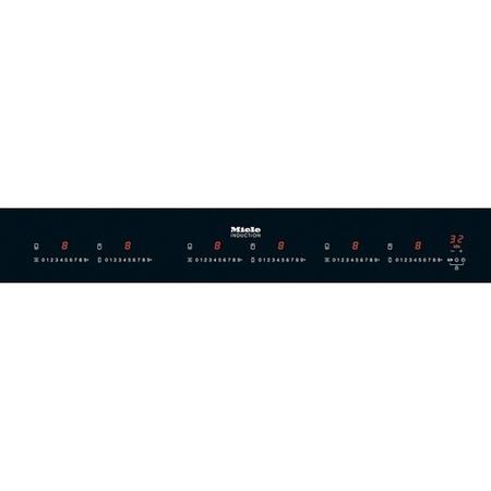 Miele KM6366-1 81cm Wide 6 Zone Induction Hob With 6 PowerFlex Zones Stainless Steel Frame