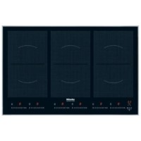 Miele KM6366 80.6cm Wide 6 Zone Induction Hob With 6 PowerFlex Zones - Stainless Steel Frame
