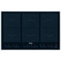 Miele KM6366 80.6cm Wide 6 Zone Induction Hob With 6 PowerFlex Zones - Stainless Steel Frame