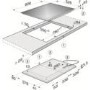 Miele KM6366 80.6cm Wide 6 Zone Induction Hob With 6 PowerFlex Zones - Stainless Steel Frame