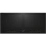 Miele KM6381 DirectSelect 92cm 4 Zone Induction Hob With 4 PowerFlex Zones And Bevelled Edges - Black