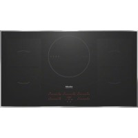 Miele KM6388 KM6386 942 mm Wide Touch Control Five Zone Induction Hob Black With Stainless Steel Rim