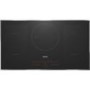 Miele KM6388 KM6386 942 mm Wide Touch Control Five Zone Induction Hob Black With Stainless Steel Rim