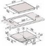 Miele 58cm 4 Zone Ceramic Hob with Stainless Steel Frame