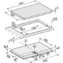 Miele 77cm 4 Zone Ceramic Hob with Stainless Steel Frame