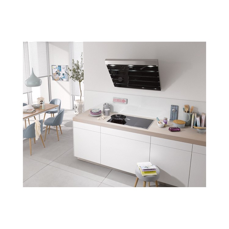 Miele KM6629 76.4cm Wide Four Zone Induction Hob With Two PowerFlex Zones And Stainless Steel Frame