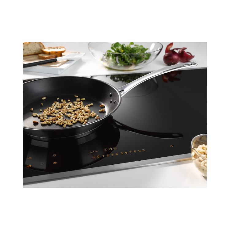 Miele KM6629 76.4cm Wide Four Zone Induction Hob With Two PowerFlex Zones And Stainless Steel Frame