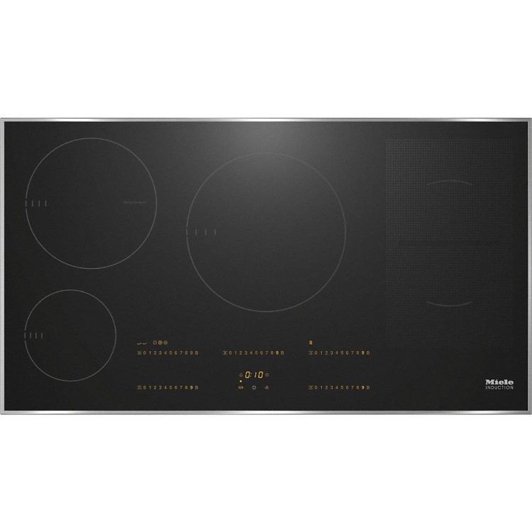Miele KM6669 94.2cm Wide Five Zone Induction Hob With 2 PowerFlex Zones