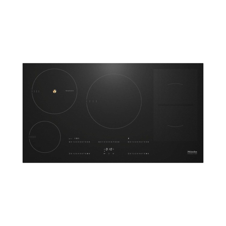 Miele KM6879 92.8cm Wide Five Zone Induction Hob With 2 PowerFlex Zones