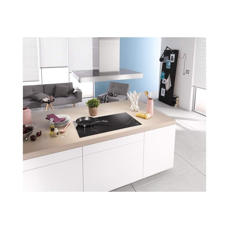 Miele KM6879 92.8cm Wide Five Zone Induction Hob With 2 PowerFlex Zones