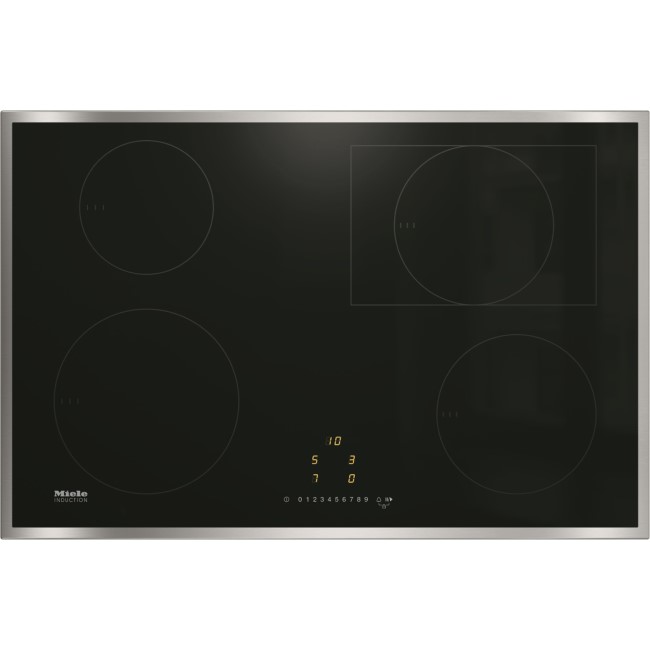 Miele KM7210FR 77cm 4 Zone Induction Hob with Extendible Zone