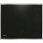 Refurbished Miele KM7262FR 62cm Touch Control 4 Zone Induction Hob Black With Stainless Steel Frame