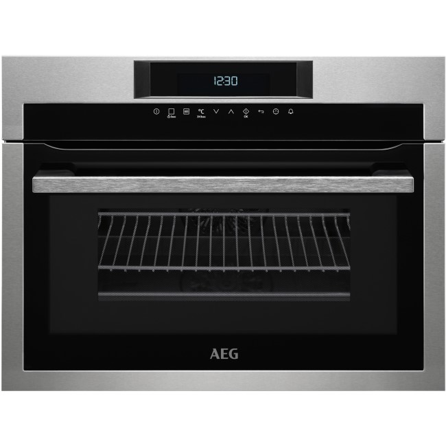 GRADE A1 - AEG KME761000M CombiQuick Touch Control Built-in Combination Microwave Oven Stainless Steel