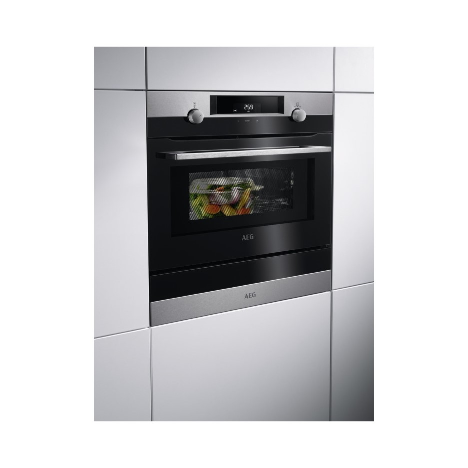 AEG KMK565000M CombiQuick Combination Microwave Oven Stainless Steel