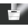 Smeg KMN75AB White Angled 75cm Wide Chimney Hood