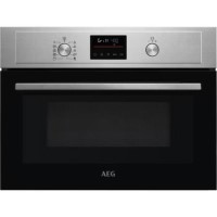 AEG 3000 Series Built-In 1000W Microwave with Grill - Stainless Steel