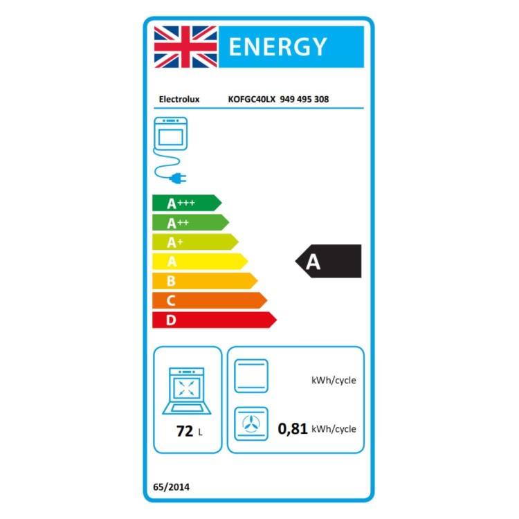 Electrolux 500 SurroundCook Catalytic Electric Single Oven - Stainless Steel