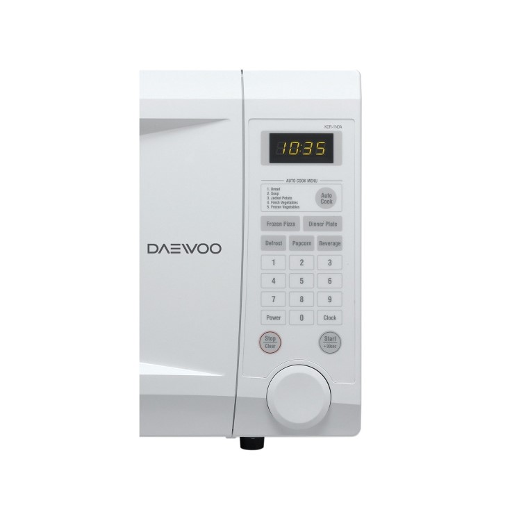 GRADE A1 - Daewoo KOR1NOA 31L 1000W Freestanding Digital Microwave in White