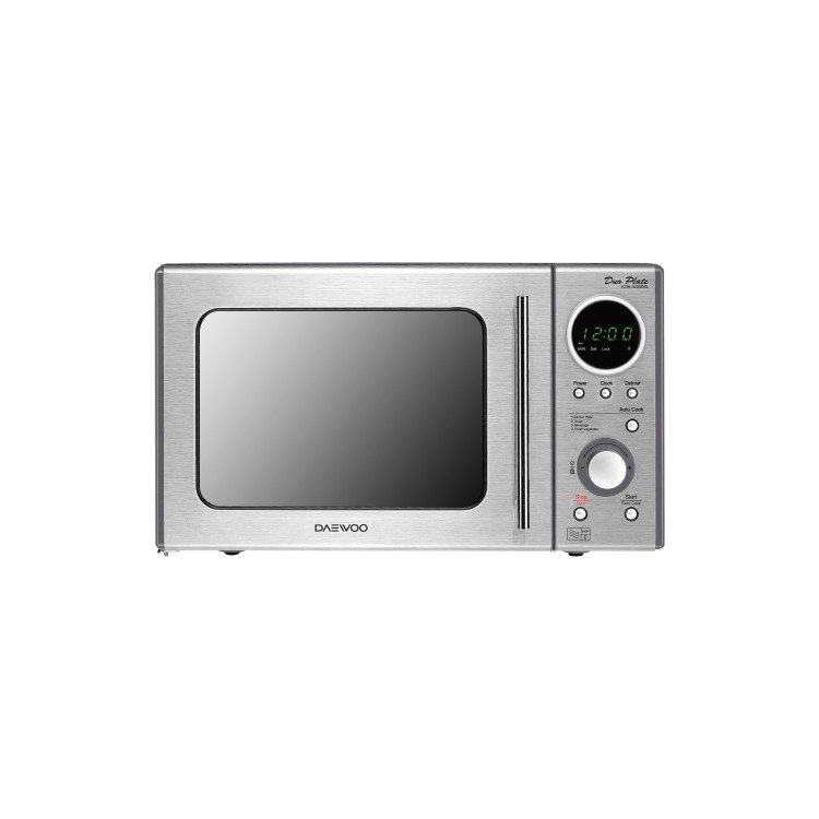 GRADE A2 - Daewoo KOR3000DSLR 20L 800W Freestanding Microwave Oven - Stainless Steel