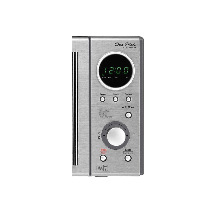 GRADE A2 - Daewoo KOR3000DSLR 20L 800W Freestanding Microwave Oven - Stainless Steel