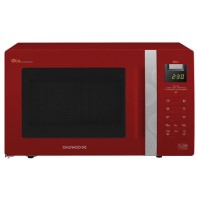 GRADE A1 - Daewoo KOR6A0RR 20L 800W Touch Control Freestanding Microwave in Red