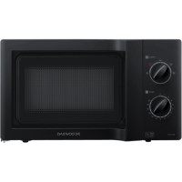 Daewoo KOR6L65BK 800 Watt 20 Litre Manual Control Microwave Oven Black