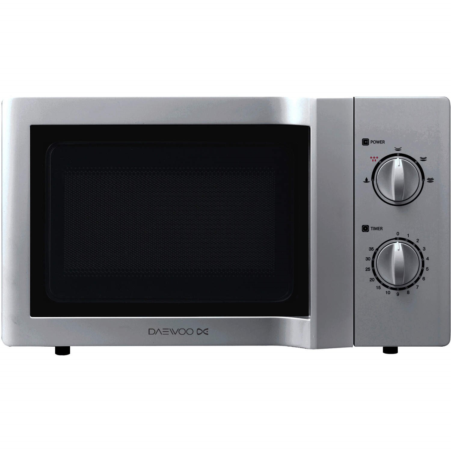 Daewoo Kor6l65sl 800 Watt 20 Litre Manual Control Microwave Oven